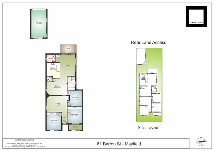 Floorplan of Homely house listing, 61 Barton Street, Mayfield NSW 2304