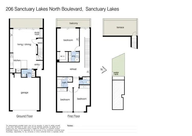 Floorplan of Homely house listing, 206 Sanctuary Lakes North Boulevard, Sanctuary Lakes VIC 3030