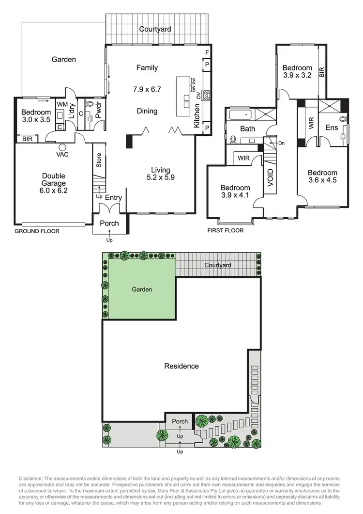 Floorplan of Homely townhouse listing, 2 Maryland Street, Caulfield South VIC 3162
