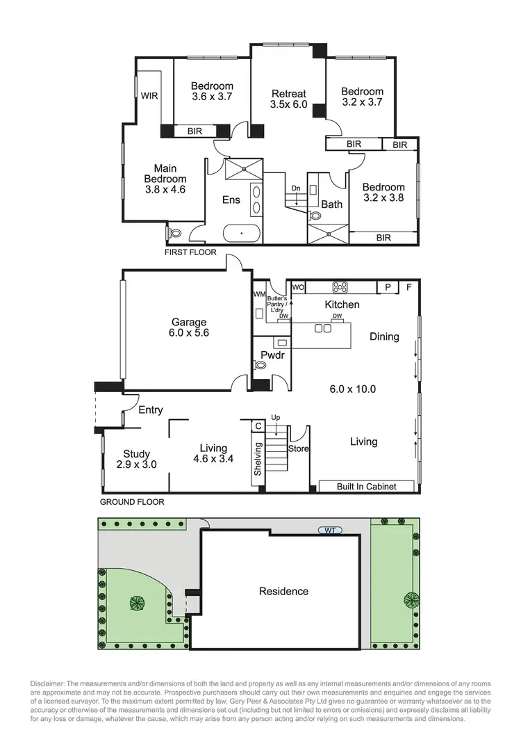 Floorplan of Homely townhouse listing, 111 Booran Road, Caulfield South VIC 3162