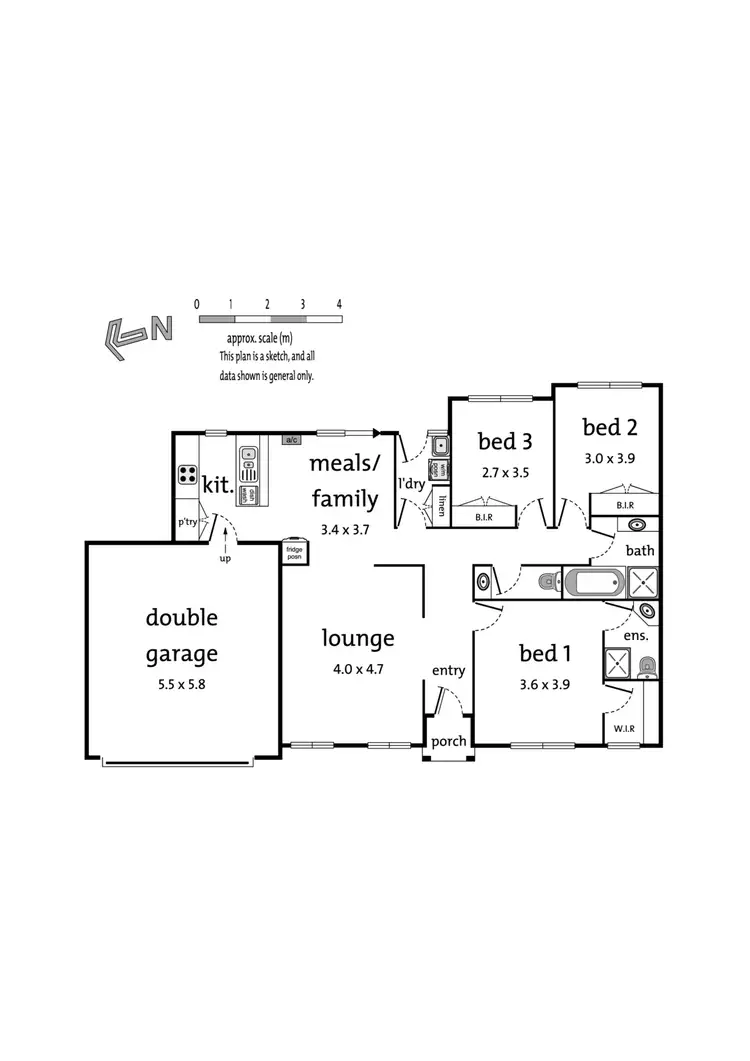 Floorplan of Homely unit listing, 2/104 Wood Street, Templestowe VIC 3106