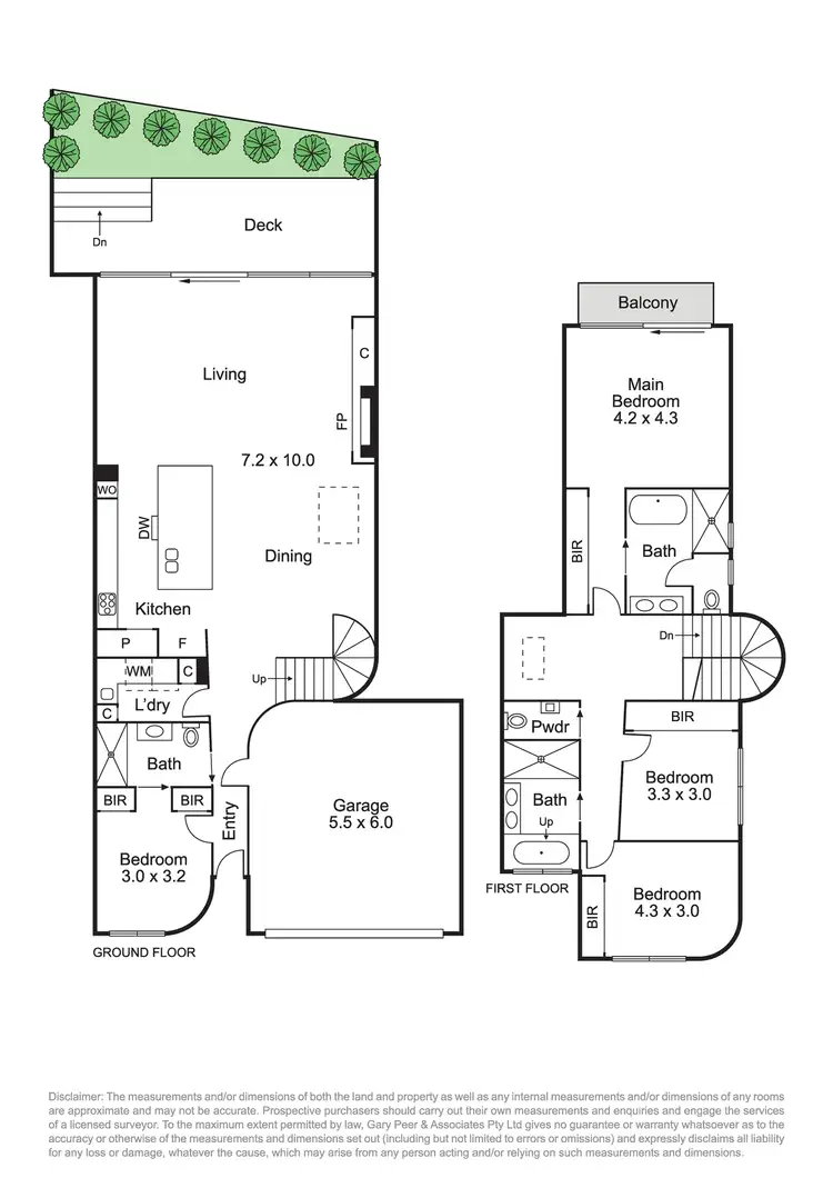 Floorplan of Homely townhouse listing, 1/29 Dunoon Court, Brighton East VIC 3187