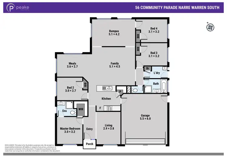 Floorplan of Homely house listing, 56 Community Parade, Narre Warren South VIC 3805
