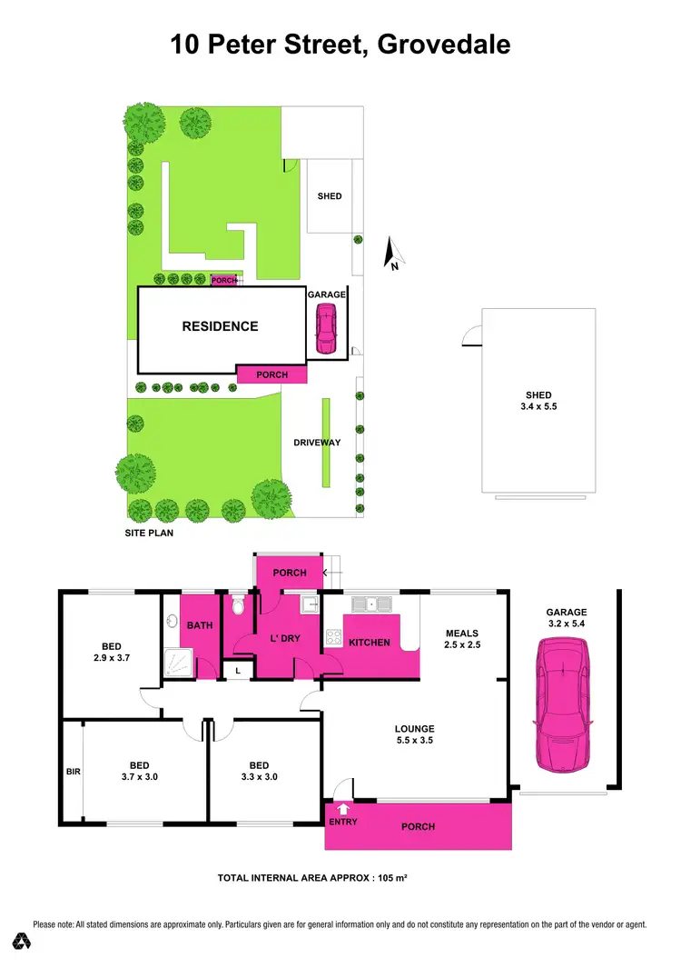Floorplan of Homely house listing, 10 Peter Street, Grovedale VIC 3216