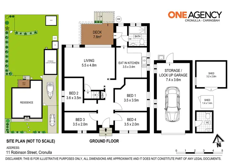 Floorplan of Homely house listing, 11 Robinson Street, Cronulla NSW 2230