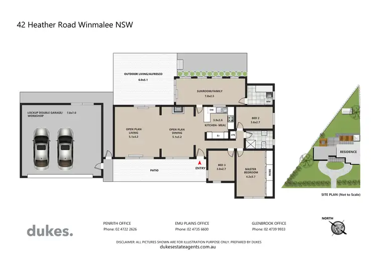 Floorplan of Homely house listing, 42 Heather Road, Winmalee NSW 2777
