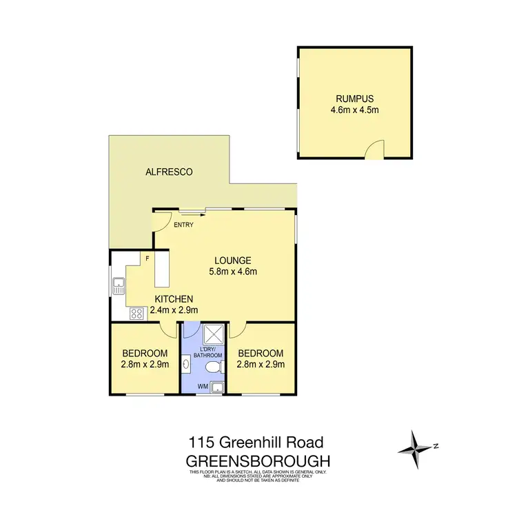 Floorplan of Homely house listing, 115 Greenhill Road, Greensborough VIC 3088