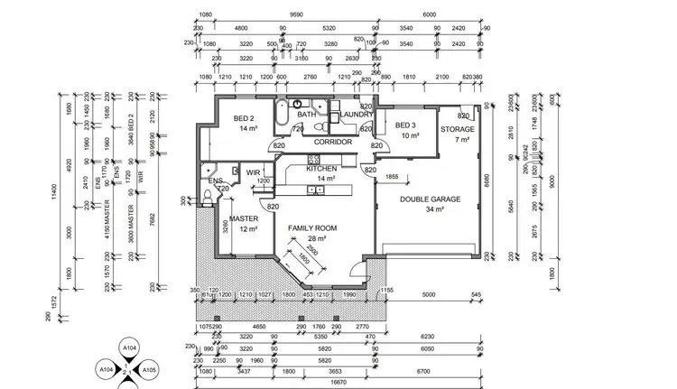 Floorplan of Homely unit listing, 1/13 Austin Street, Eaton WA 6232