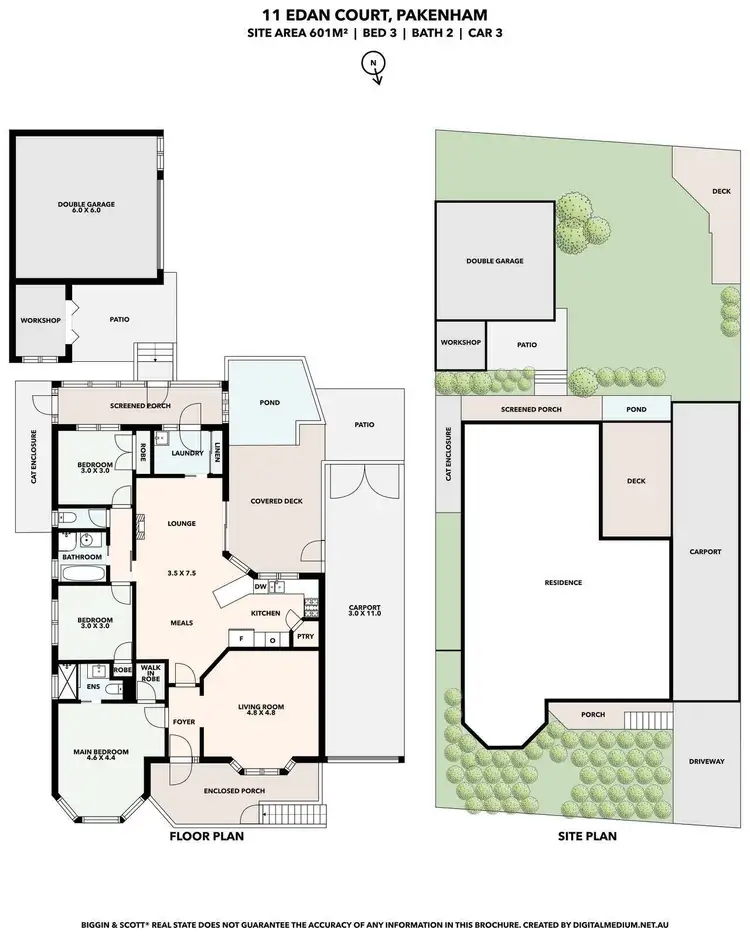 Floorplan of Homely house listing, 11 Edan Court, Pakenham VIC 3810