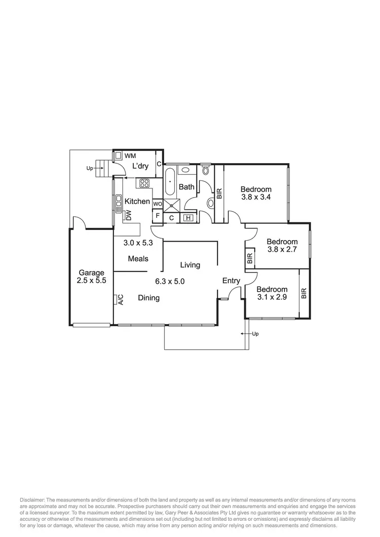 Floorplan of Homely unit listing, 1/66-68 Carlingford Street, Caulfield South VIC 3162