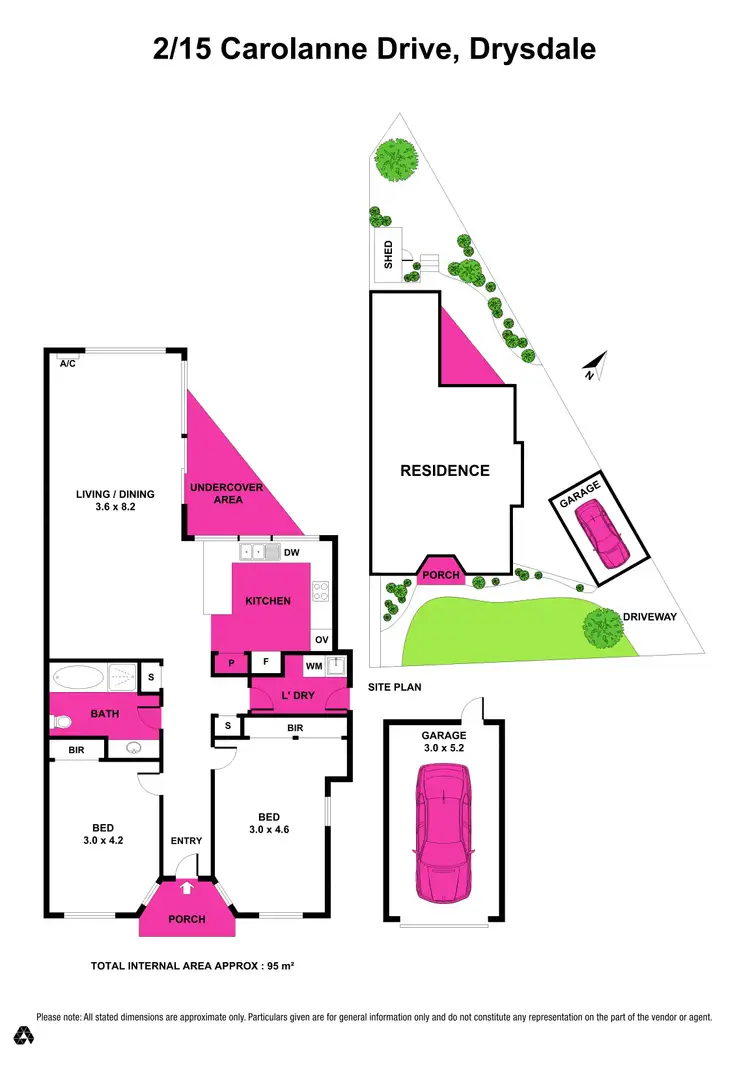 Floorplan of Homely house listing, 2/15 Carolanne Drive, Drysdale VIC 3222
