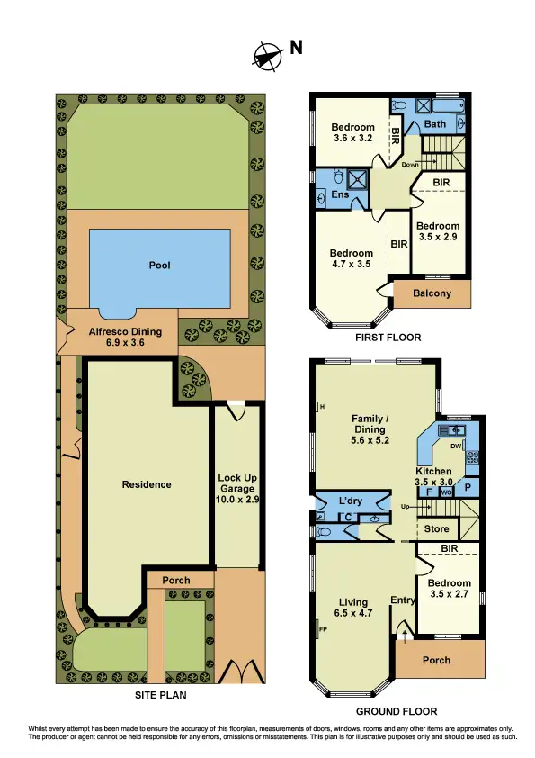 Floorplan of Homely house listing, 1 Merrett Drive, Williamstown VIC 3016