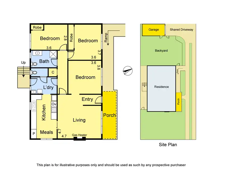 Floorplan of Homely house listing, 57 Delta Road, Greensborough VIC 3088