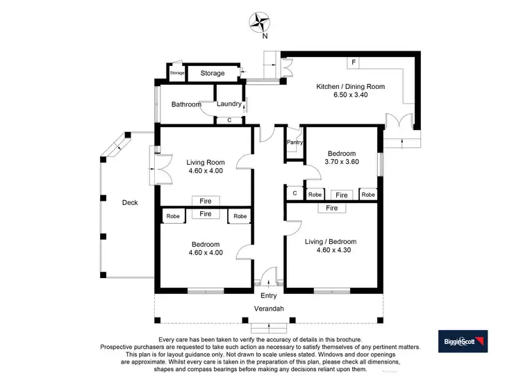 Floorplan of Homely house listing, 1 Ajax Street, Newington VIC 3350