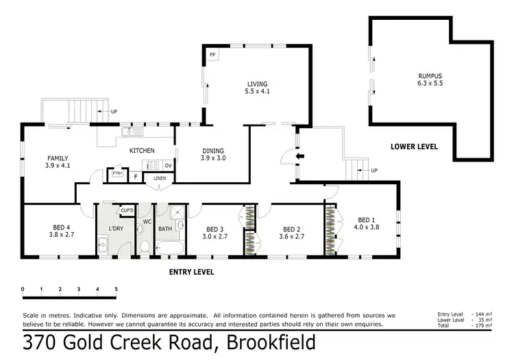 Floorplan of Homely rural property listing, 370 Gold Creek Road, Brookfield QLD 4069