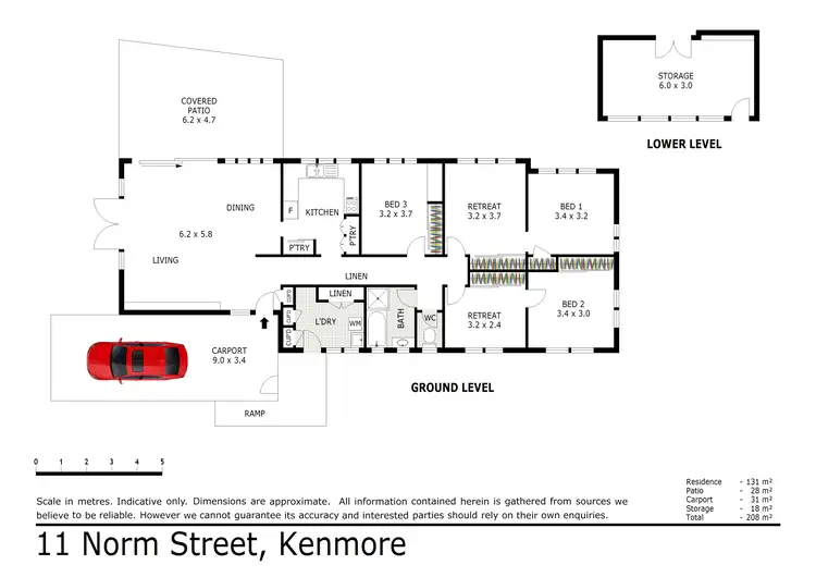 Floorplan of Homely house listing, 11 Norm Street, Kenmore QLD 4069