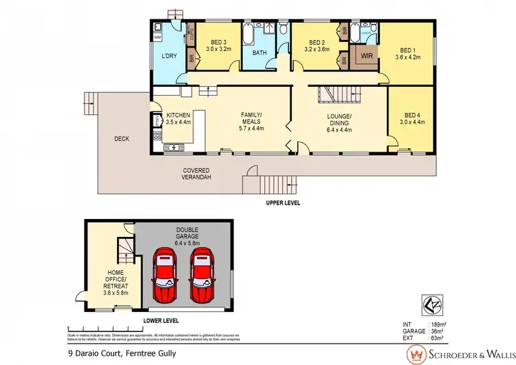 Floorplan of Homely house listing, 9 Daraio Court, Ferntree Gully VIC 3156