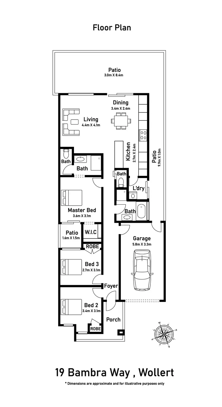 Floorplan of Homely house listing, 19 Bambra Way, Wollert VIC 3750