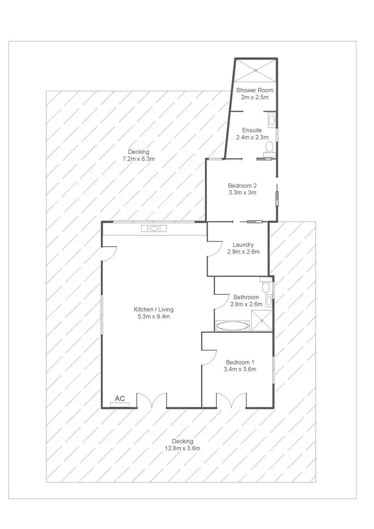 Floorplan of Homely house listing, 170 Locarno Road, Clydesdale VIC 3461