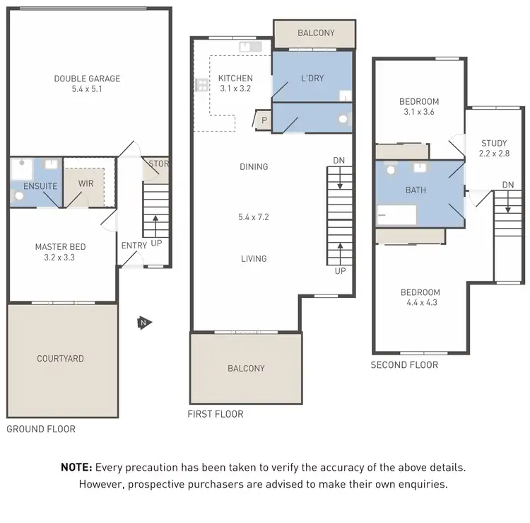 Floorplan of Homely townhouse listing, 55 Wests Road, Maribyrnong VIC 3032