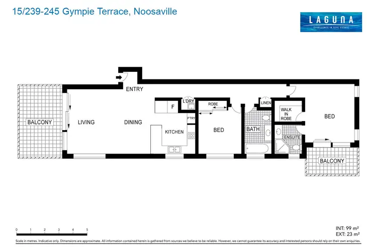 Floorplan of Homely unit listing, 15/239-245 Gympie Terrace, Noosaville QLD 4566