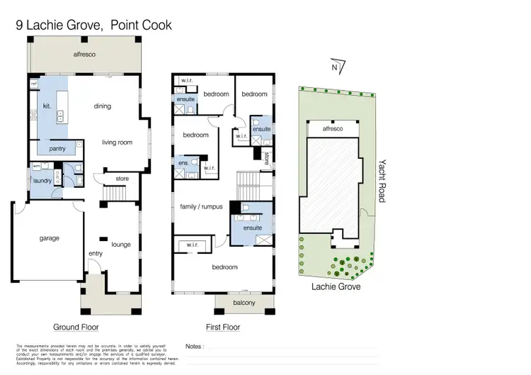 Floorplan of Homely house listing, 9 Lachie Grove, Point Cook VIC 3030