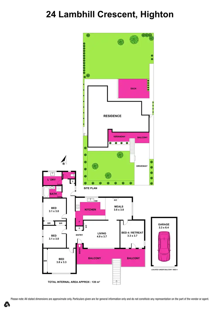 Floorplan of Homely house listing, 24 Lambhill Crescent, Highton VIC 3216