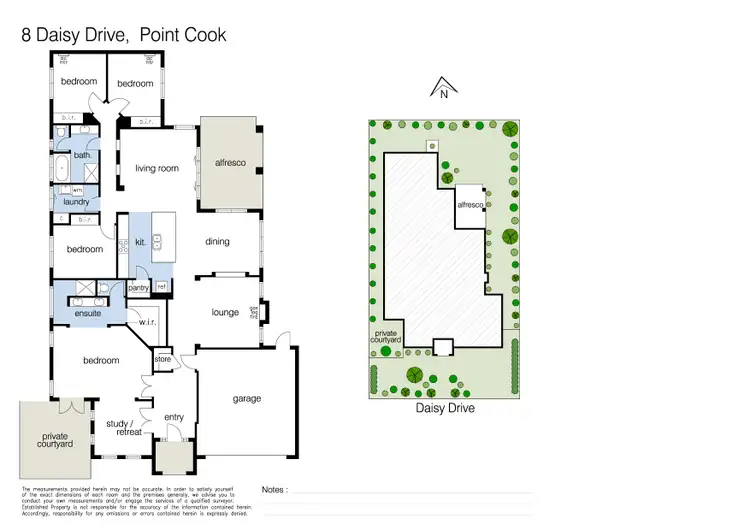 Floorplan of Homely house listing, 8 Daisy Drive, Point Cook VIC 3030
