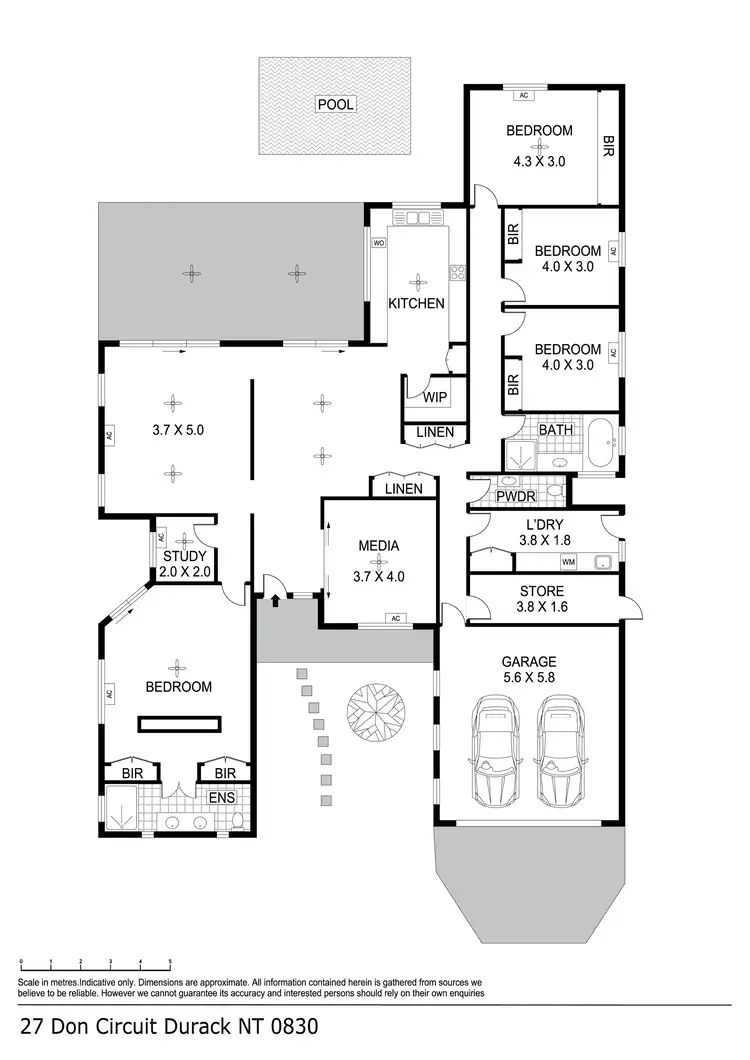 Floorplan of Homely house listing, 27 Don Circuit, Durack NT 830