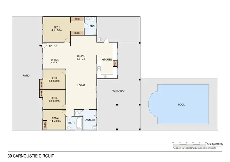 Floorplan of Homely house listing, 39 Carnoustie Circuit, Marrara NT 812
