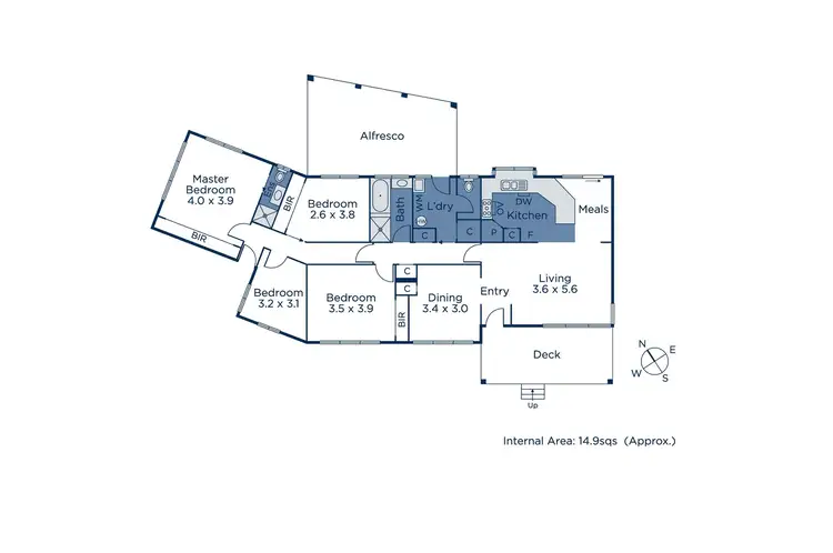 Floorplan of Homely house listing, 128 Anne Road, Knoxfield VIC 3180