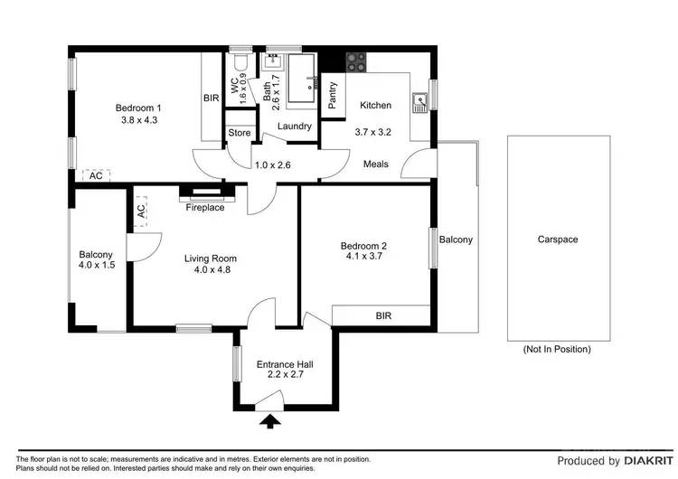 Floorplan of Homely apartment listing, 14/20 Princes Street, St Kilda VIC 3182