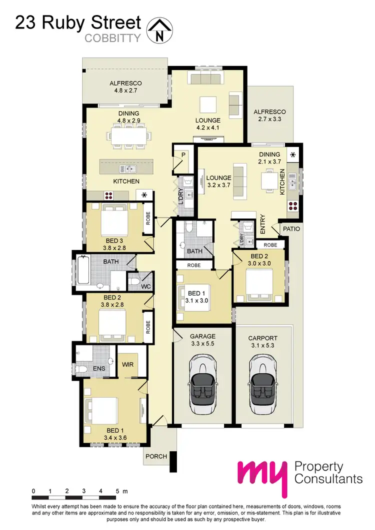Floorplan of Homely house listing, 23 Ruby Street, Cobbitty NSW 2570