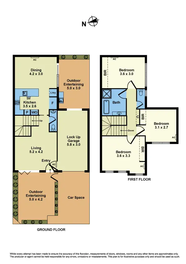 Floorplan of Homely townhouse listing, 22/87-115 Nelson Place, Williamstown VIC 3016