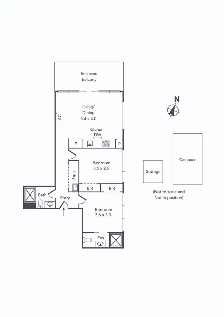 Floorplan of Homely apartment listing, 303/85 Market Street, South Melbourne VIC 3205