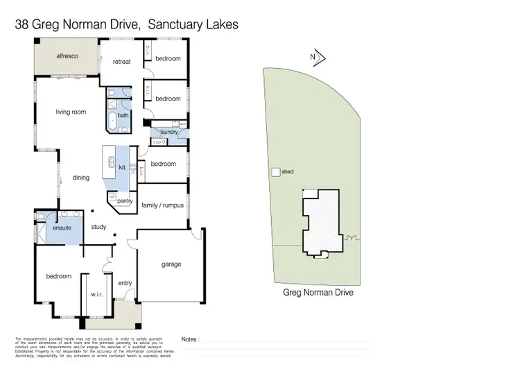Floorplan of Homely house listing, 38 Greg Norman Drive, Sanctuary Lakes VIC 3030