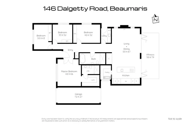 Floorplan of Homely house listing, 146 Dalgetty Road, Beaumaris VIC 3193