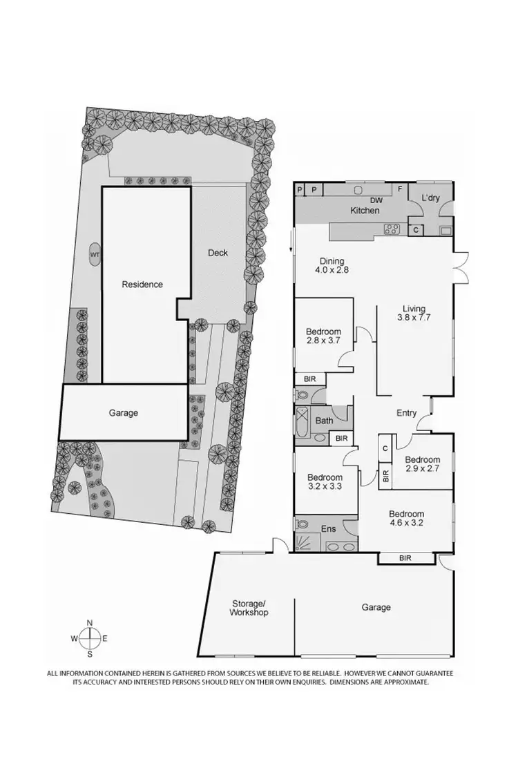Floorplan of Homely house listing, 43 Botanic Drive, Doncaster VIC 3108