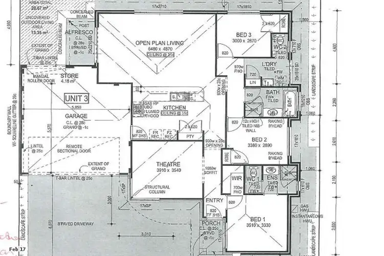 Floorplan of Homely unit listing, 13C Mossop Street, South Bunbury WA 6230