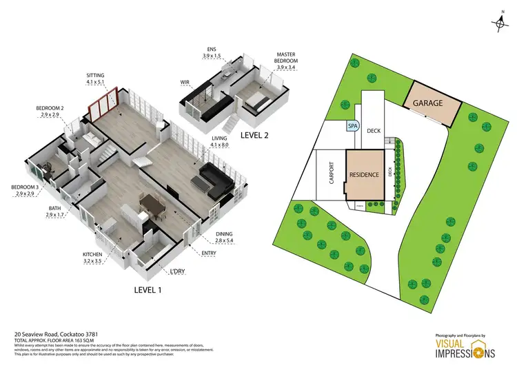 Floorplan of Homely house listing, 20 Seaview Road, Cockatoo VIC 3781