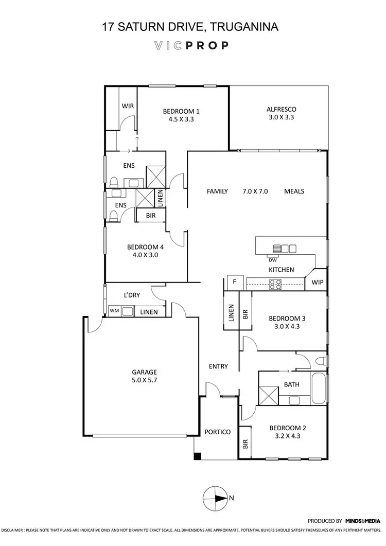 Floorplan of Homely house listing, 17 Saturn Drive, Truganina VIC 3029