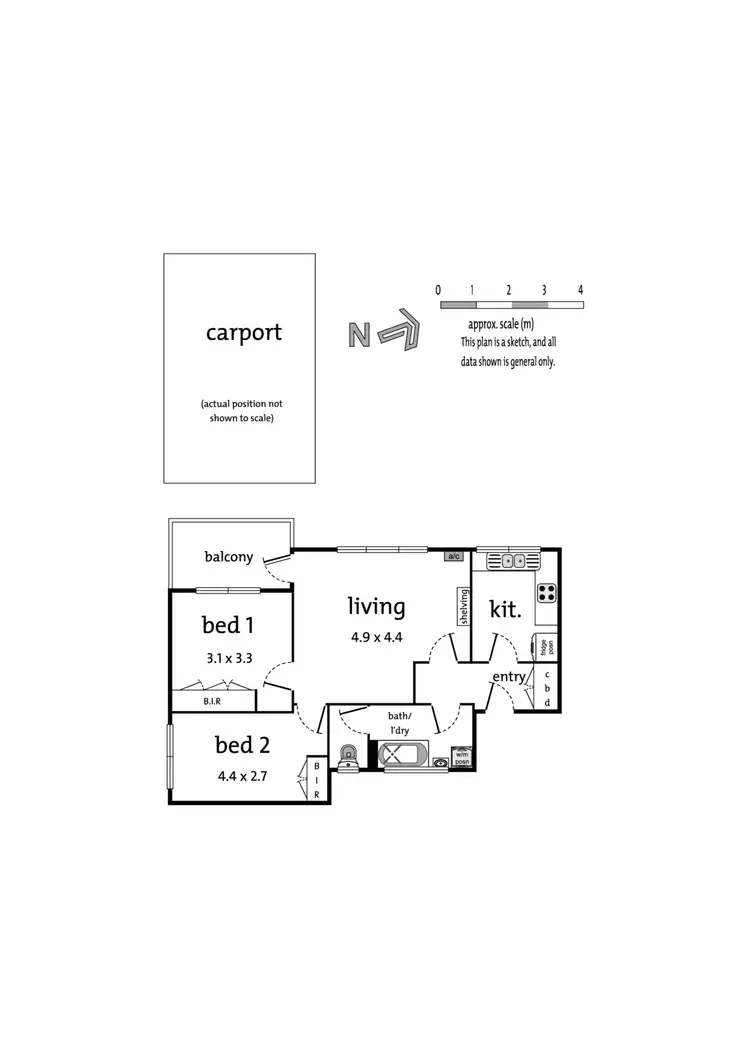 Floorplan of Homely apartment listing, 13/18 Ashted Road, Box Hill VIC 3128
