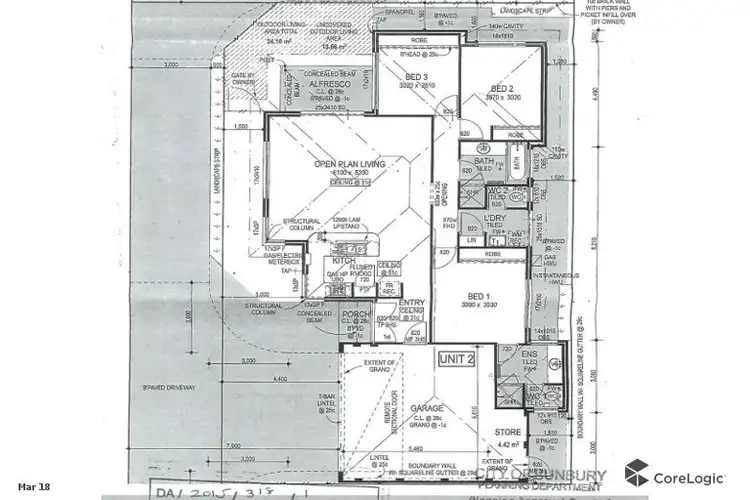 Floorplan of Homely unit listing, 13B Mossop Street, South Bunbury WA 6230
