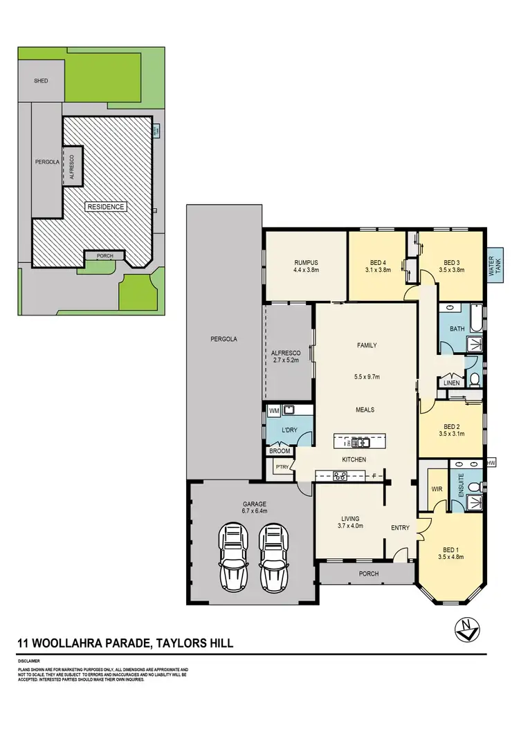 Floorplan of Homely house listing, 11 Woollahra Parade, Taylors Hill VIC 3037