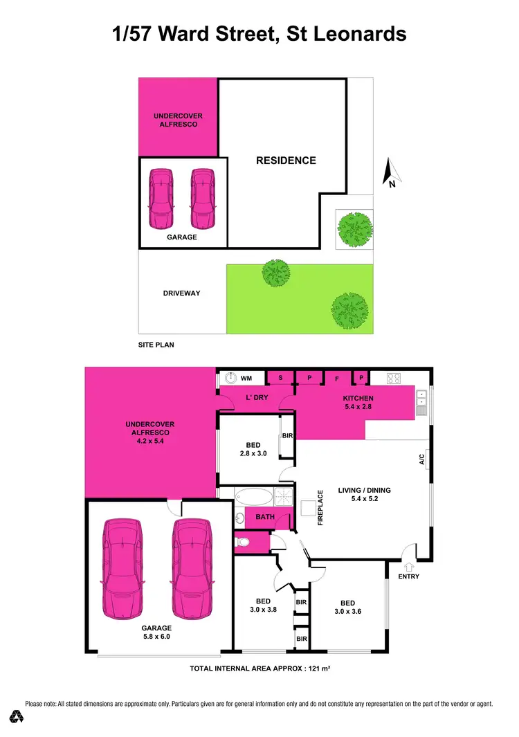 Floorplan of Homely house listing, 1/57 Ward Street, St Leonards VIC 3223