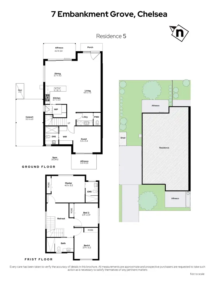 Floorplan of Homely townhouse listing, 5/7 Embankment Grove, Chelsea VIC 3196
