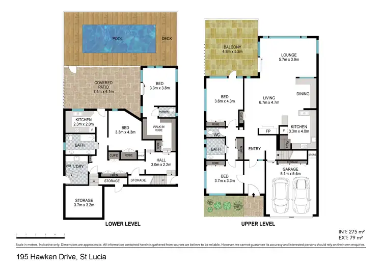 Floorplan of Homely house listing, 195 Hawken Drive, St Lucia QLD 4067