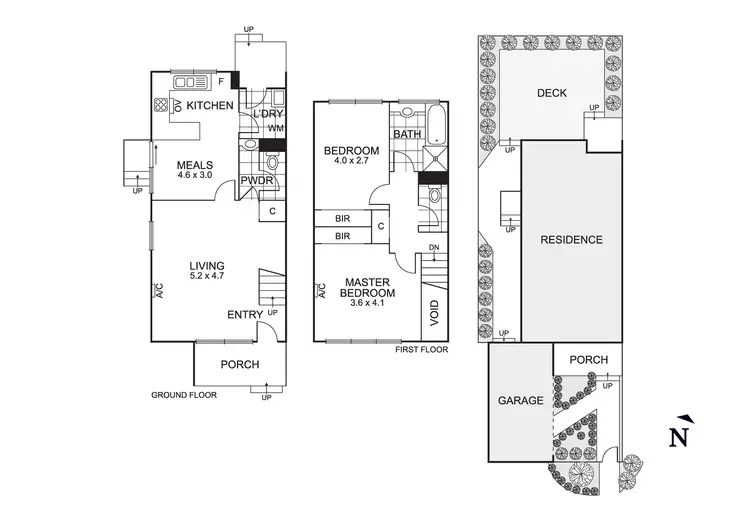 Floorplan of Homely townhouse listing, 7/256 Cranbourne Road, Frankston VIC 3199