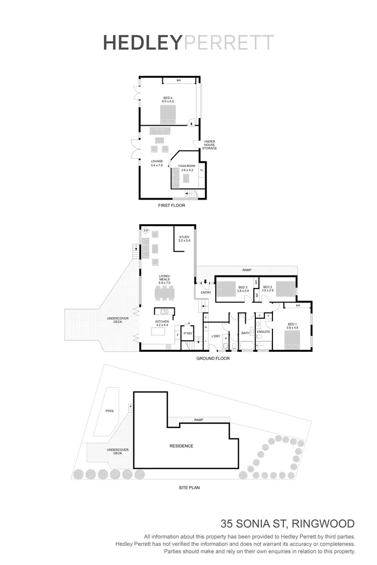 Floorplan of Homely house listing, 35 Sonia Street, Ringwood VIC 3134
