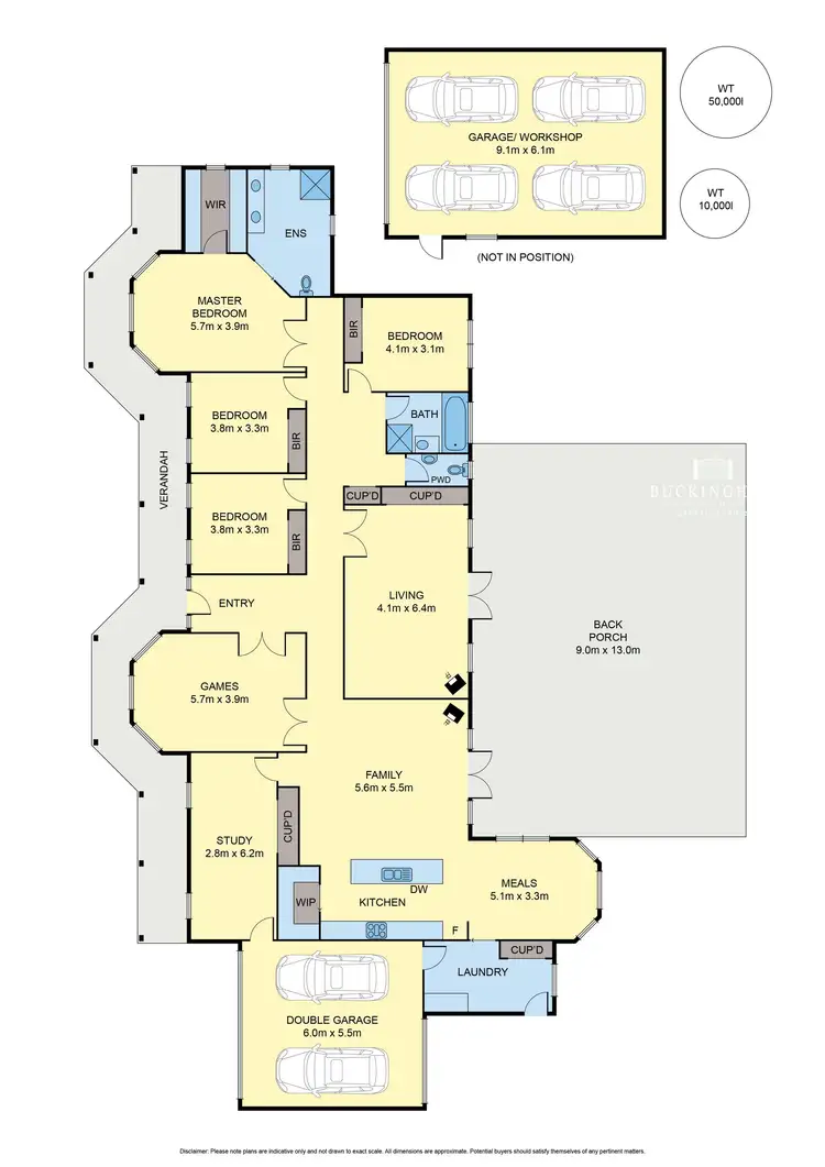 Floorplan of Homely house listing, 35-37 Thomson Park Drive, Whittlesea VIC 3757